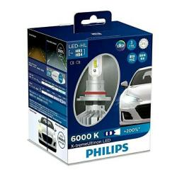 หลอดไฟรถยนต์ Philips ไฟหน้า LED HB3/HB4 X-TREME UL