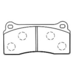 ROKBUL ผ้าเบรค หน้า คาริเปอร์ Brembo (F40-F50) ปี (DP8418M)