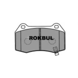 ROKBUL ผ้าเบรค หน้า CALIPER BREMBO ปี (DP1520 RA)