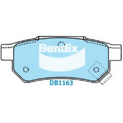 ผ้าเบรค-หลัง Honda civic 1.5 LXi / EXi ปี 1990 - 1992 (Bendix GCT)