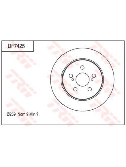 จานเบรค-หลัง Altis / อัลติส 1.6 , 1.8 ปี 2008 - 2013 (TRW)