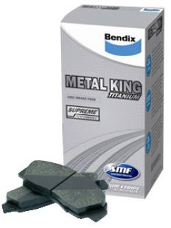 ผ้าเบรคหน้า altis ปี 2001-2007 / bendix-metal king titanium