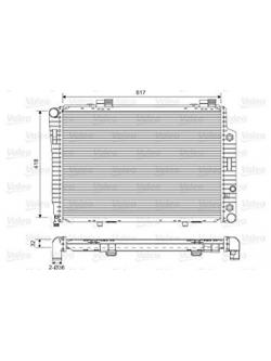 VALEO หม้อน้ำ BENZ C(W202) C180,C200,C220, E(W124)E220