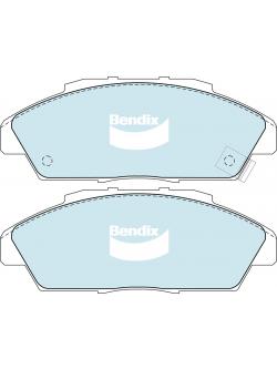 ผ้าเบรค-หน้า Honda 2.0 LX / EX (ตาเพชร) ปี 1990 - 1994 (Bendix GCT)