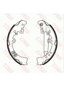 ผ้าเบรคหลัง Vigo 4x4 / Pre-Runner 4x2 ยกสูง ปี 2004 - 2008 / TRW