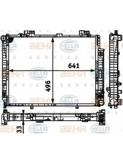 BEHR-P หม้อน้ำ BENZ E(W210) E200 Kom