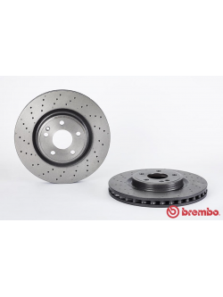 จานเบรค Mercedes-Benz A W176, B W246, CLA C117 (คู่หน้า) ปี 2012 ขึ้นไป / Brembo