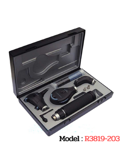 ชุดตรวจ ตา หู คอ รุ่น R3819-203 Ri-scope Perfect L3 Oto/L2 Ophth/Tongue Blade LED 3.5V Riester , Germany