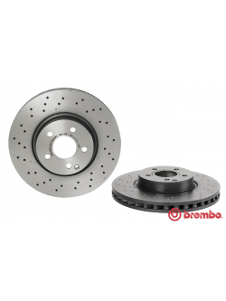 จานเบรค Mercedes-Benz W204 C250 280 300 (คู่หน้า) ปี 2011 - 2014 / Brembo
