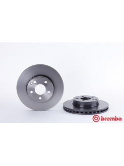 จานเบรค Mercedes-Benz W204 C200 250 (คู่หน้า) ปี 2011 - 2014 / Brembo