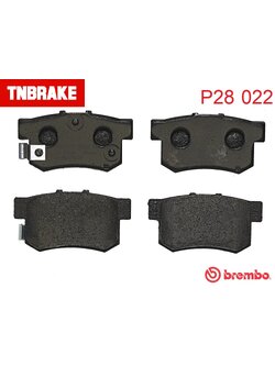 brembo ผ้าเบรคหลัง honda civic fd 1.8,2.0 ฮอนด้า ซีวิค ปี 2006-2012