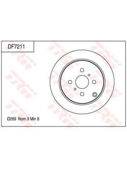 จานดิสเบรค TRW (หลัง) TOYOTA VIOS ปี 2002 - 2007 (S)