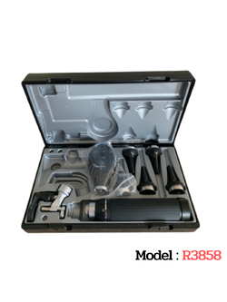 ชุดตรวจ ตา หู รุ่น R3858 Ri-Scope Operation Oto/L1 Ophth 2.5V w/spare lamp , Riester Germany