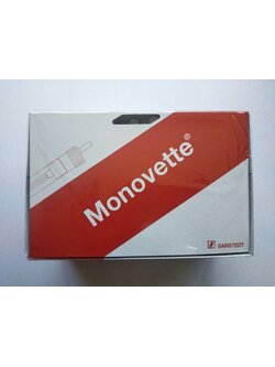 Monovette กระบอกพลาสติกเจาะเลือดสำหรับแยกซีรั่ม 9ซีซี