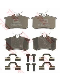 ผ้าเบรค TRW ล้อหลัง Volkswagen New Beetle 1.4 ปี 2002 ขึ้นไป COTEC (GDB1330)