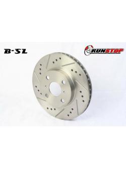 Runstop จานเบรค Altis หน้าหมู รุ่นแรก ปี 2000-2007(คู่หน้า) เซาะร่อง,เจาะรู (Slot)