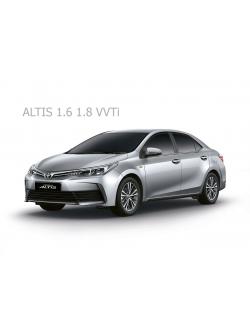 ผ้าเบรก-หน้า COMPACT TOYOTA ALTIS 1.6 1.8 VVTi , ALTIS LIMO , VIOS NCP16 NCP12 , PRIUS NHW