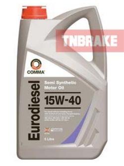 COMMA :EUDAP5L น้ำมันเครื่องกึ่งสังเคราะห์ดีเซล EURODIESEL 15W40 5 ลิตร