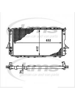 BEHR หม้อน้ำ VAG AUDI A6(C4) 2.4 ปี 1997