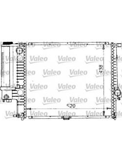VALEO หม้อน้ำ BMW 5(E34) 525i
