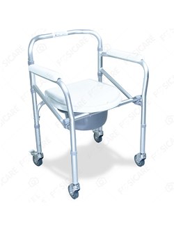 เก้าอี้อาบน้ำพร้อมนั่งถ่าย รุ่น W-02 มีล้อ