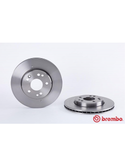 จานเบรค Mercedes-Benz W124 E/CE 200-300 (คู่หน้า) ปี 1989 - 1997 / Brembo