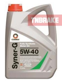 COMMA : SYN4L น้ำมันเครื่องสังเคราะห์แท้เบนซิน SYNER-G 5W40 4 ลิตร