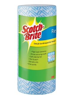 Scotch-Brite Multi-Purpose Cloth ผ้าเซ็ดทำความสะอาดอเนกประสงค์ 3ชิ้น/แพ็ค