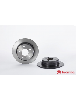 จานเบรค Mercedes-Benz W169 A170 200 (คู่หลัง) ปี 2005 - 2008 / Brembo