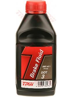 TRW น้ำมันเบรครถยนต์ DOT3 ขนาด 0.5 ลิตร