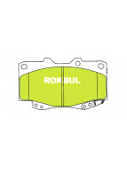 ROKBUL ผ้าดิสเบรค (หน้า) TOYOTA FORTUNER 2.5 /3.0 ปี 2004-11 (DP1739)