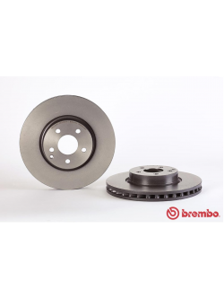 จานเบรค Mercedes-Benz W204 C200-250 (คู่หน้า) ปี 2011 - 2014 / Brembo