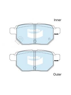 BENDIX (หลัง) ผ้าเบรค ALTIS / อัลติส 1.6 และ 1.8 (2008 - 2013) MKT