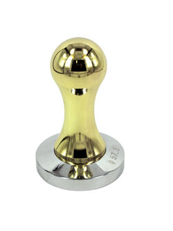 แทมเปอร์ ฐานกดกาแฟ ลายก้นหอย ด้ามสีทอง 57.5 มม