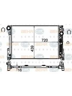 BEHR หม้อน้ำ BENZ C(W204), E(W212) E250 CGI M271
