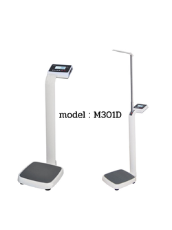 เครื่องชั่งน้ำหนักบุคคล พร้อมวัดส่วนสูง และคำนวณค่า BMI ระบบดิจิตอล TSCALE รุ่น M301D (2 จอ)