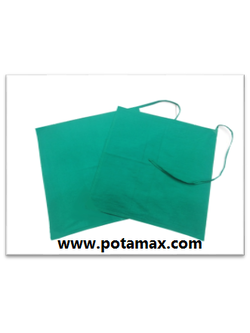 ผ้าห่อเซ็ทสีเขียว 22x22 นิ้ว (มีสาย)