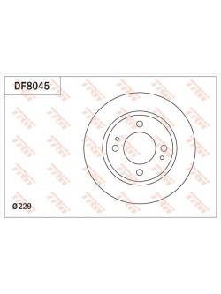 TRW จานเบรค (หน้า) MITSUBISHI MIRAGE 1.2L ปี 12 on