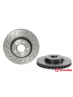 จานเบรค Mercedes-Benz W212 E250 300, C207 E-Coupe (คู่หน้า) ปี 2009 ขึ้นไป / Brembo