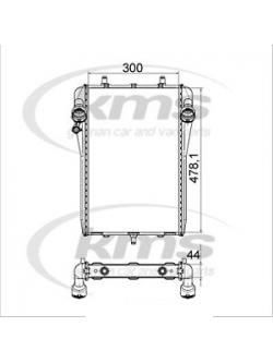 BEHR-P หม้อน้ำ PORSCHE 3.4 ปี 1999-2004 (ขวา)
