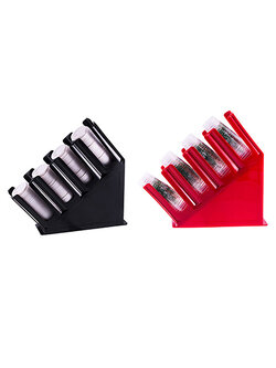 กล่องใส่แก้ว หรือ ที่ใส่แก้ว ทรงเฉียง 4 ช่อง