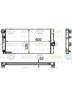 BEHR-P หม้อน้ำ BMW 5(F10) 525d,530d - N47,N57 ปี 2009 7(F01,02,03,04) 730d,740d - N57 ปี 2008 ดีเซล