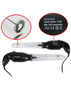 เครื่องปั่นฟองนมไฟฟ้า 15 วัตต์ สี ดำ