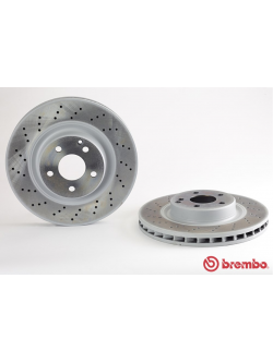 จานเบรค Mercedes-Benz R230 SL280,C219 CLS (คู่หน้า) ปี 2006 ขึ้นไป / Brembo