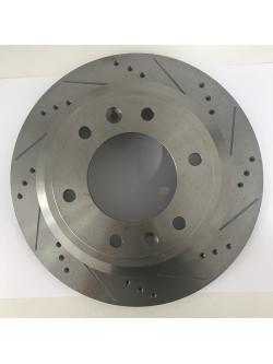 Runstop จานเบรค (หลัง) Hyundai H1 เซาะร่อง,เจาะรู (Slot)