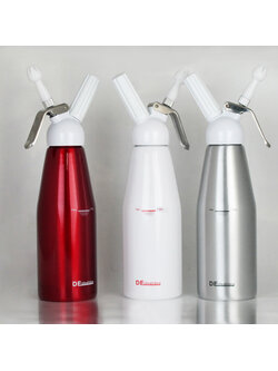 ขวดทำวิปครีม DEidealidea 1 ลิตร หัวขาว