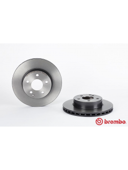 จานเบรค Mercedes-Benz W204 C180 200 (คู่หน้า) ปี 2011 - 2014 / Brembo