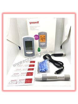 เครื่องตรวจน้ำตาลและแผ่นตรวจ Yuwell