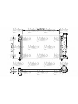 VALEO หม้อน้ำ PEUGEOT 306 AT