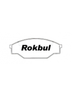 ROKBUL ผ้าเบรค หน้า TOYOTA HIACE 2.4 D / 2.5 D LH50 ปี 1982 - 1990 (DP1350)